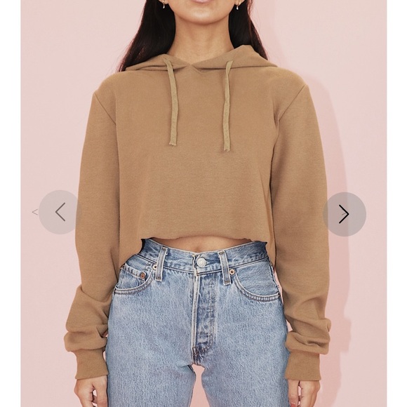 crybaby tan knit hoodie - Picture 3 of 7